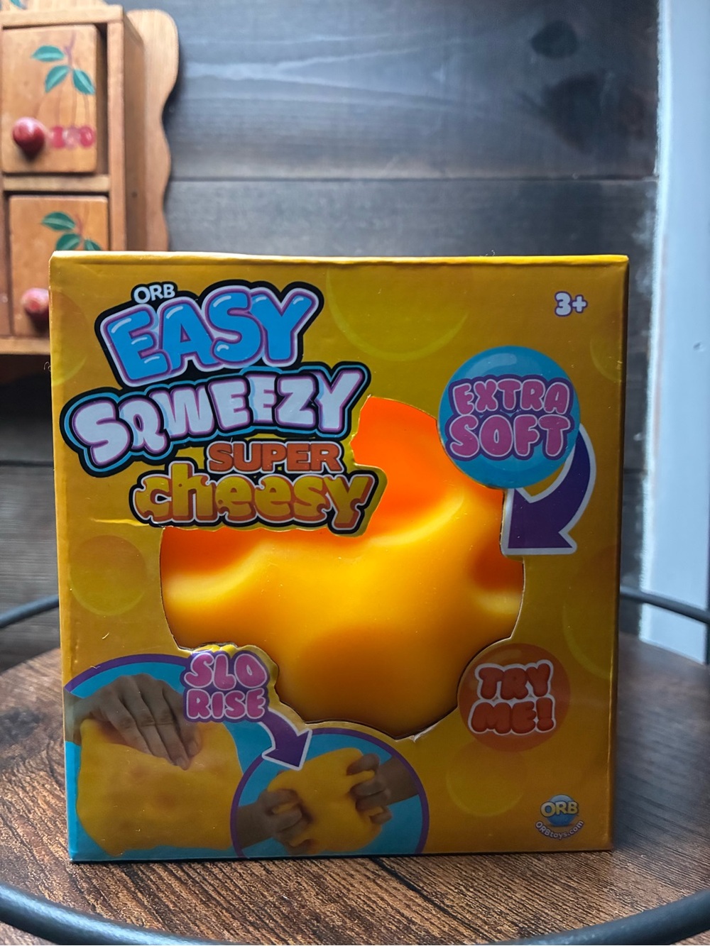 ORB Easy Squeezy Super Cheesy Kids Toy - Yellow